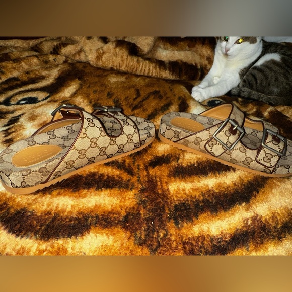 Gucci GG Canvas Slides, size 5 - Picture 4 of 6